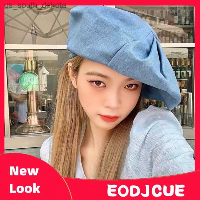 Korean Version Big Head Circumference Versatile Cowboy Cloud Hat Ins Fashion Beret Simple Retro Solid Color Painter Cap Mujer L230523, Black
Korean Version Big Head Circumference Versatile Cowboy Cloud Hat Ins Fashion Beret Simple Retro Solid Color Painter Cap Mujer L230523, Black