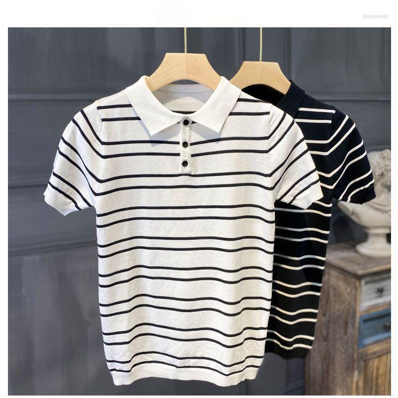 Men's Polos Men's 2023 Summer Style Male Fashion Casual Work Slim Fit Knitting Polo Shirt Men's Striped Short Sleevs D95, White
Men's Polos Men's 2023 Summer Style Male Fashion Casual Work Slim Fit Knitting Polo Shirt Men's Striped Short Sleevs D95, White