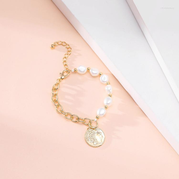 Bangle ORNAPEADIA Fashion Alloy Simple Bracelet For Women Imitation Pearl Portrait Coin Pendant Adjustable Female Jewelry
Bangle ORNAPEADIA Fashion Alloy Simple Bracelet For Women Imitation Pearl Portrait Coin Pendant Adjustable Female Jewelry