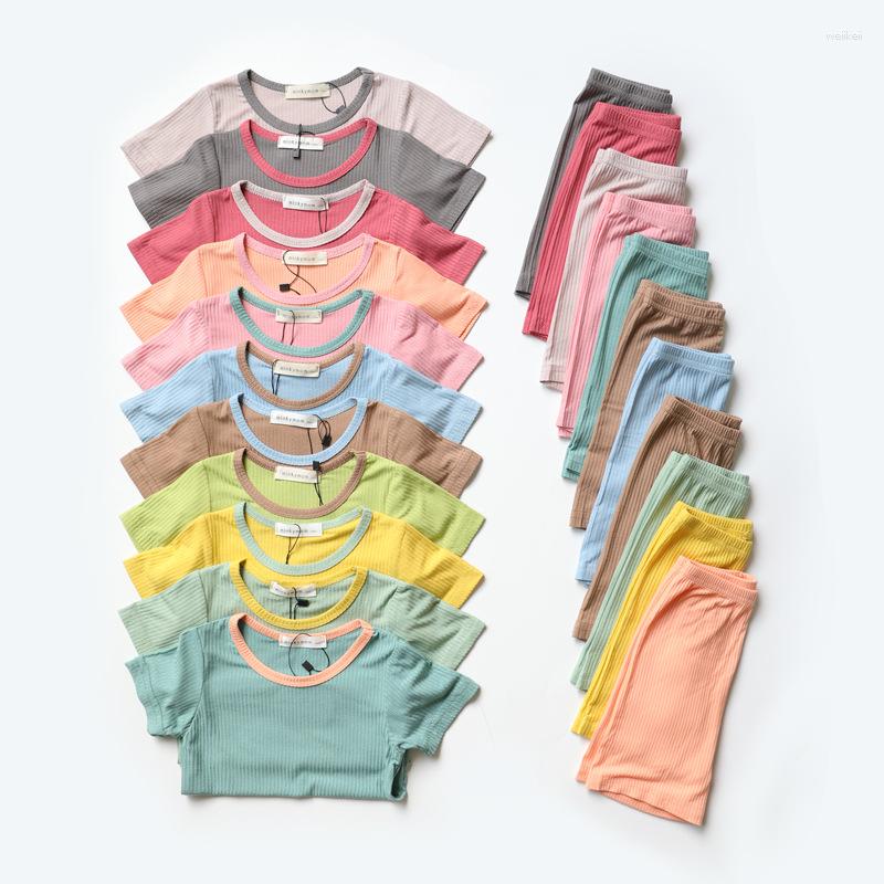 Clothing Sets Baby Clothes 2pcs Set Ribbed Kids Boy Girls Round Neck Soft Color Patches For Summer, Mustard yellow
Clothing Sets Baby Clothes 2pcs Set Ribbed Kids Boy Girls Round Neck Soft Color Patches For Summer, Mustard yellow