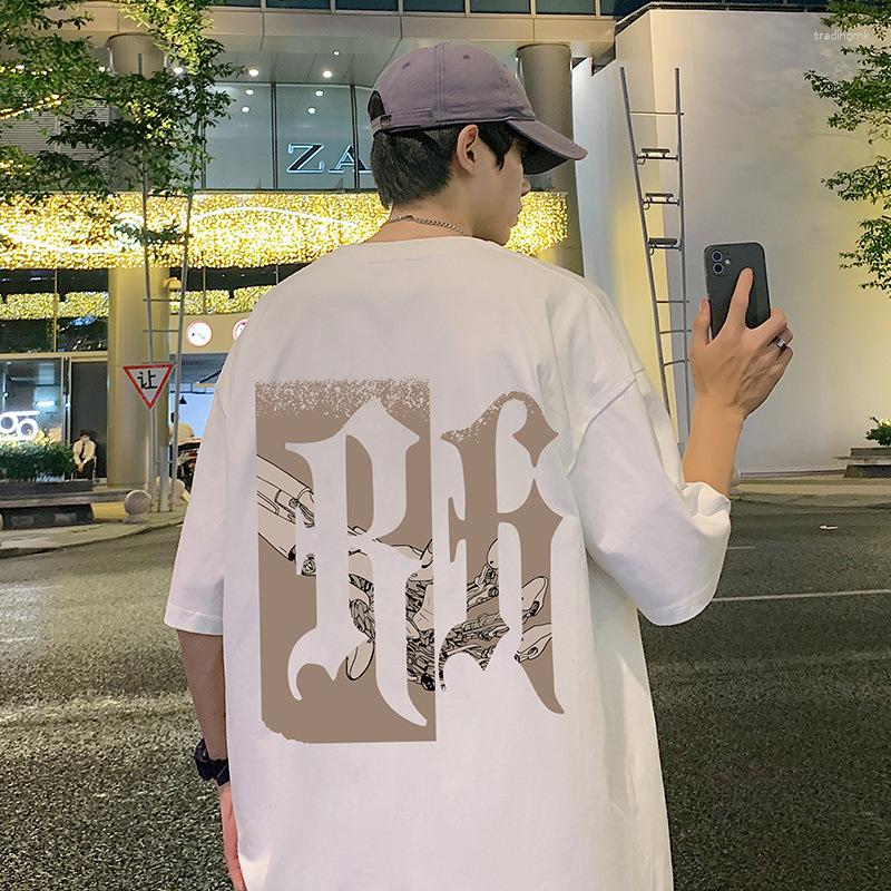Men's T Shirts Summer Shirt Men Plus Size Streetwear Short Sleeve O-neck Male Hip Hop Sport T-shirts For Loose Tops Tees, White
Men's T Shirts Summer Shirt Men Plus Size Streetwear Short Sleeve O-neck Male Hip Hop Sport T-shirts For Loose Tops Tees, White