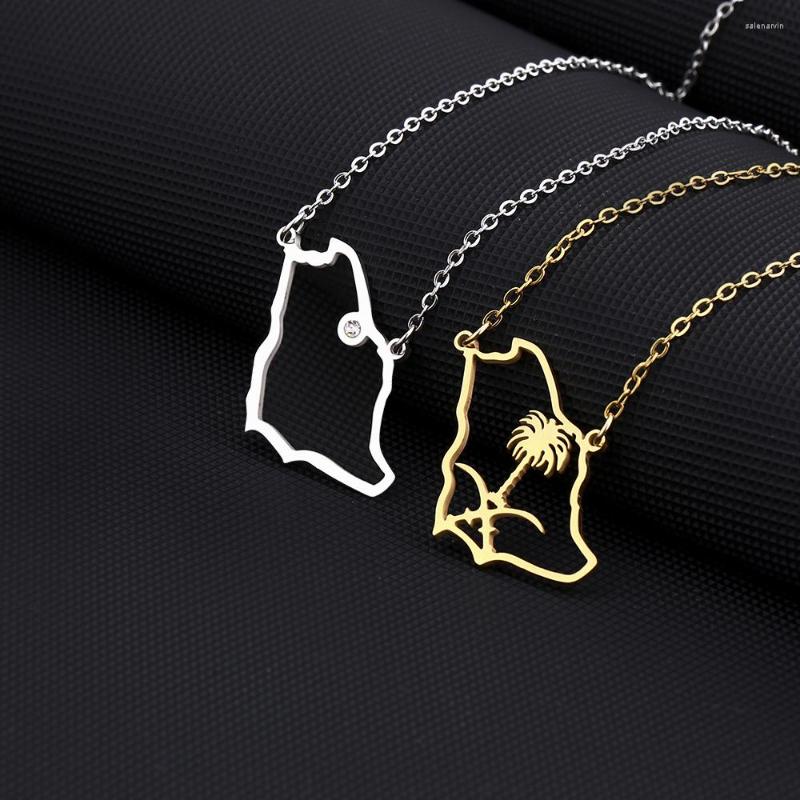 Chains Fashion Saudi Arabia Map Flag Pendant Necklace Stainless Steel Arab Emblem Men Women Ethnic Jewelry Patriotic Gift
Chains Fashion Saudi Arabia Map Flag Pendant Necklace Stainless Steel Arab Emblem Men Women Ethnic Jewelry Patriotic Gift