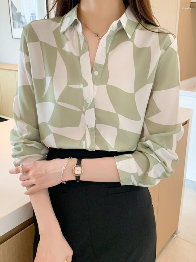 Women' Blouses Fashion Woman 2023 Autumn Shirts For Women Solid Print Womens Tops Luxury Women' Elegant Female Clothing, Picture
Women' Blouses Fashion Woman 2023 Autumn Shirts For Women Solid Print Womens Tops Luxury Women' Elegant Female Clothing, Picture