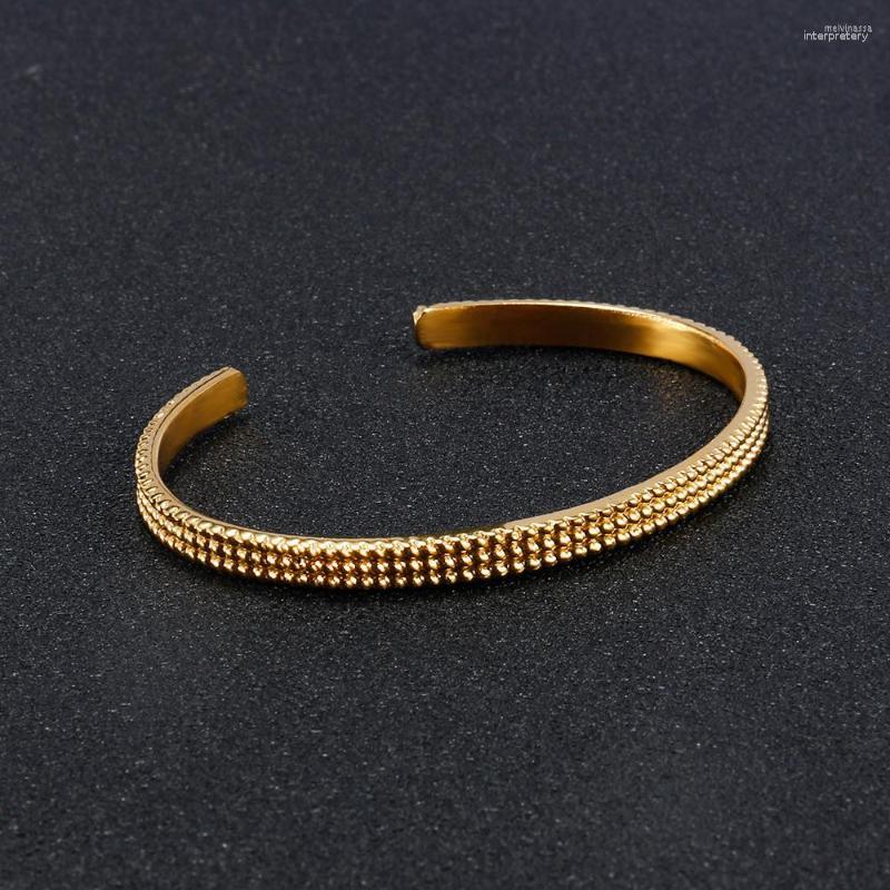 Bangle 2023 Women's Stainless Steel Jewelry Bangles On Hand Luxury Adjustable Cuff Gold Color Bracelets Gifts
Bangle 2023 Women's Stainless Steel Jewelry Bangles On Hand Luxury Adjustable Cuff Gold Color Bracelets Gifts