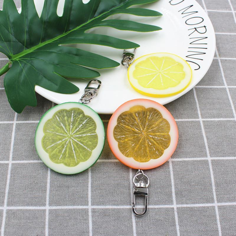 Keychains Trend Personality Fresh Summer Fruit Key Chain Lemon Slice Cute Bag Pendant Simple Atmosphere Simulation Gift
Keychains Trend Personality Fresh Summer Fruit Key Chain Lemon Slice Cute Bag Pendant Simple Atmosphere Simulation Gift