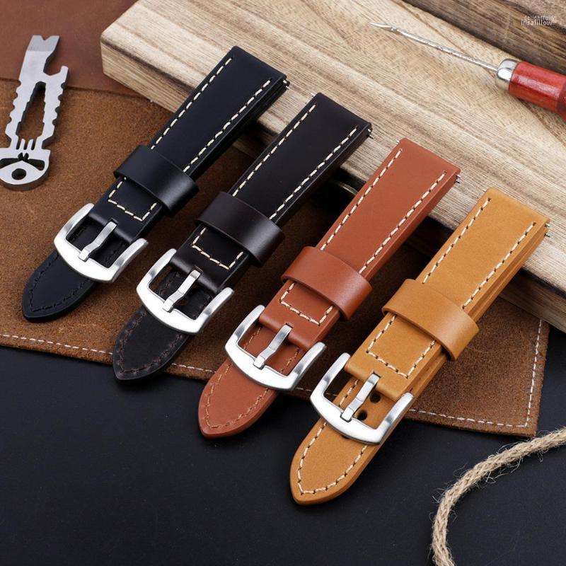 Watch Bands Genuine Leather Men Band 20mm 22mm Handmade Stitching Watchband Stainless Steel Buckle Cowhide Strap Replacement
Watch Bands Genuine Leather Men Band 20mm 22mm Handmade Stitching Watchband Stainless Steel Buckle Cowhide Strap Replacement