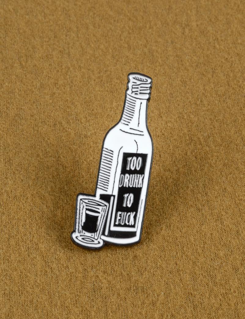 Too Drink Wine Enamel Pin Bottle Cup Badge Brooch Backpack Clothes Lapel Pin Black and White Glass Jewelry Gift for Friends Men2929584, Red
Too Drink Wine Enamel Pin Bottle Cup Badge Brooch Backpack Clothes Lapel Pin Black and White Glass Jewelry Gift for Friends Men2929584, Red