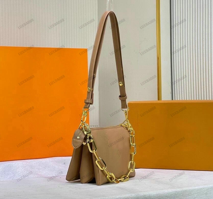2023 Summber By The Pool Womens Designer Tricolor bag Beige Coussin BB Embossed Monogram Mini Clutch With Braided Chain Crossbody Purse M22954, #2
2023 Summber By The Pool Womens Designer Tricolor bag Beige Coussin BB Embossed Monogram Mini Clutch With Braided Chain Crossbody Purse M22954, #2