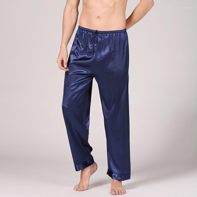 Men's Sleepwear Sleep Bottoms Trousers Satin Men Pajamas Summer Home Long Pants Casual Pijamas Faux Silk PJS Homewear, Black
Men's Sleepwear Sleep Bottoms Trousers Satin Men Pajamas Summer Home Long Pants Casual Pijamas Faux Silk PJS Homewear, Black