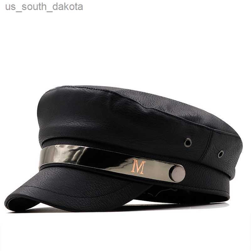 New Women Hat Pu Leather Beret Fashion Retro iron Buckle Painter Cap Wild Octagonal Hat Women's Kepi Female cap Autumn hat L230523, Yellow
New Women Hat Pu Leather Beret Fashion Retro iron Buckle Painter Cap Wild Octagonal Hat Women's Kepi Female cap Autumn hat L230523, Yellow
