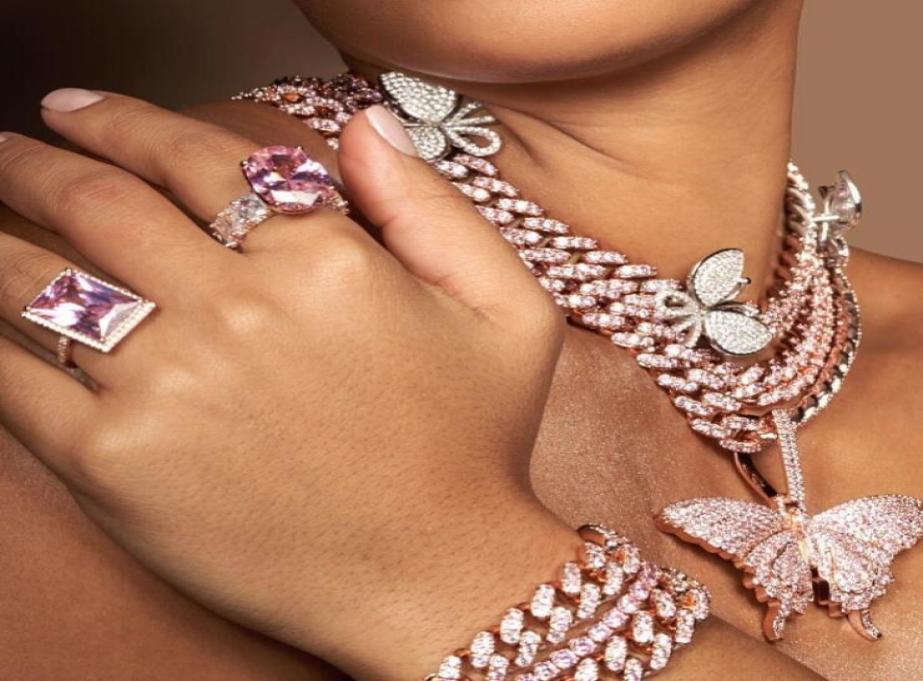 12mm iced out bling cz Miami cuban link chain PINK Butterfly charm choker necklace hip hop rock bling wide cool women jewelry3627504
12mm iced out bling cz Miami cuban link chain PINK Butterfly charm choker necklace hip hop rock bling wide cool women jewelry3627504