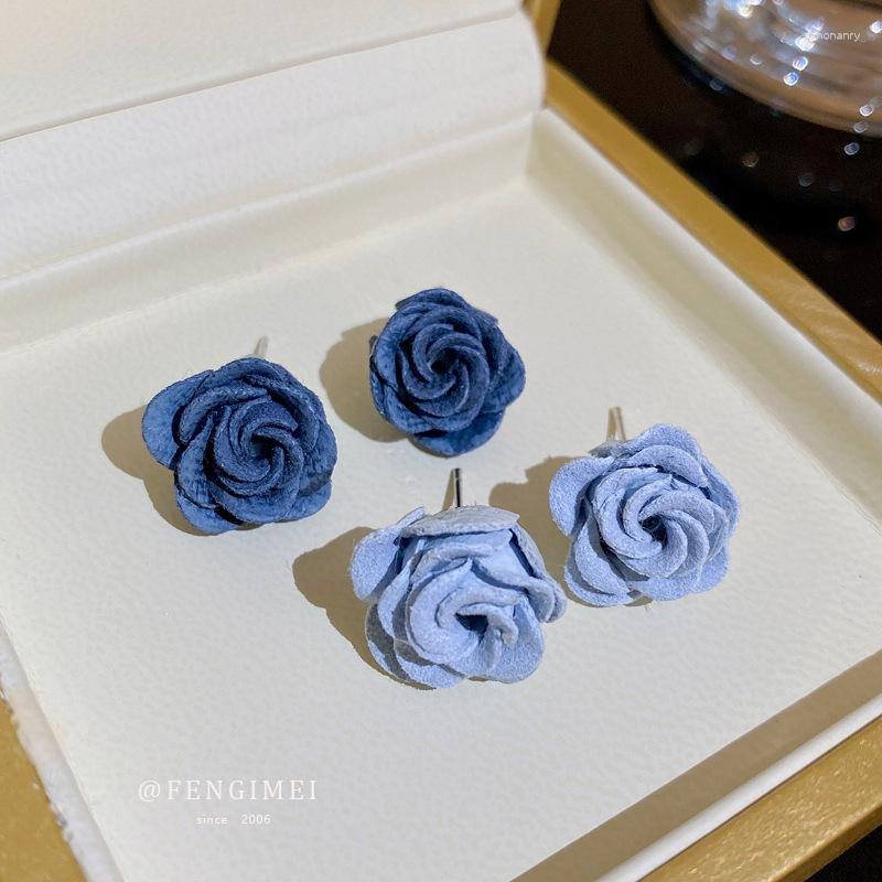 Dangle Earrings 1pairs Dark And Light Blue Fabric Rose Flower For Women Korean Sweet Temperament Flowers Jewelry Fashion Gift
Dangle Earrings 1pairs Dark And Light Blue Fabric Rose Flower For Women Korean Sweet Temperament Flowers Jewelry Fashion Gift