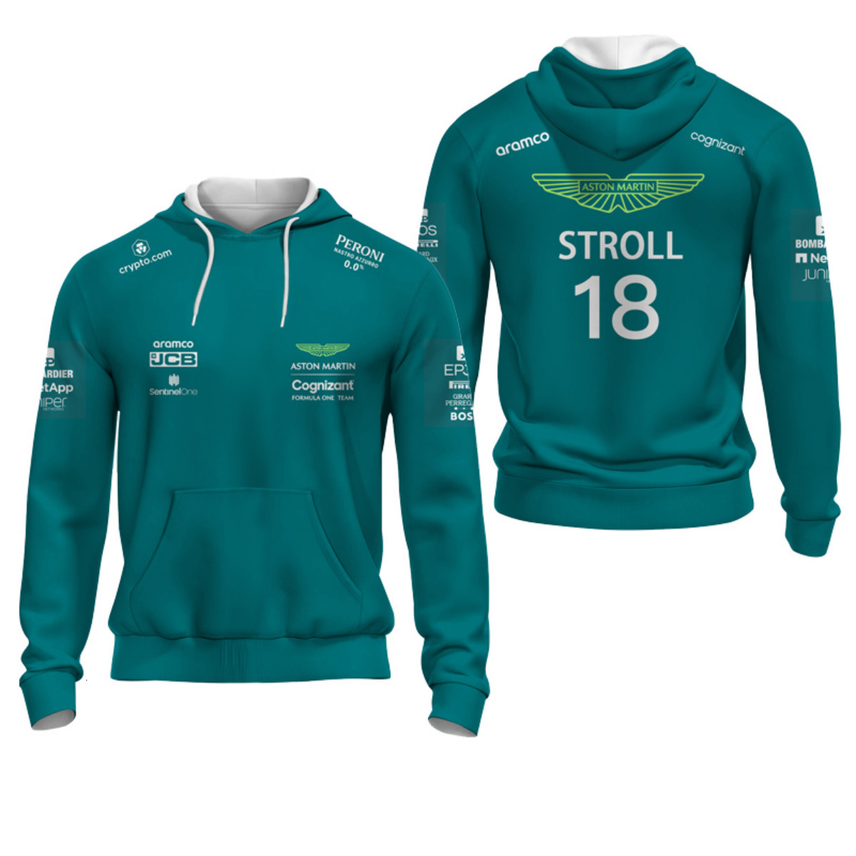 Men's Tracksuits Selling Formula One Aston Martin Team Green Zip Pullover Men's Women's Racing Extreme Sports Competition Clothing 2306