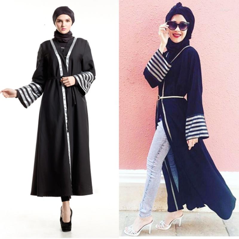 Ethnic Clothing Muslim Women Fashion Trendy V Neck Kaftan Dress Open Abaya Dubai Turkish Casual Robe Cardigan Gown For Lady
Ethnic Clothing Muslim Women Fashion Trendy V Neck Kaftan Dress Open Abaya Dubai Turkish Casual Robe Cardigan Gown For Lady