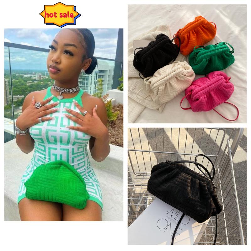 Evening Bags Women's Fashion Terry Cloth Underarm Bag Female Simple Solid Color Shoulder Messenger Ladies Casual Large Capacity, Black
Evening Bags Women's Fashion Terry Cloth Underarm Bag Female Simple Solid Color Shoulder Messenger Ladies Casual Large Capacity, Black