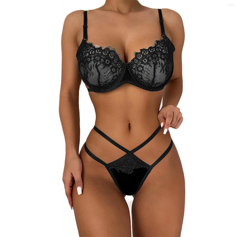 Bras Sets Lace Transparent Lingerie For Women Bra Set Floral Exotic Sheer Half Cup Panty Fashion Sexy Women'S Underwear, Black
Bras Sets Lace Transparent Lingerie For Women Bra Set Floral Exotic Sheer Half Cup Panty Fashion Sexy Women'S Underwear, Black