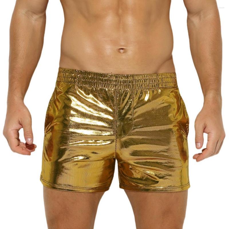 Men's Sleepwear Sexy Men's Boxer Shorts Sleep Bottoms Side Pocket Imitation Leather Home Lounge Men Underwear Pajamas Boxershorts, Gold
Men's Sleepwear Sexy Men's Boxer Shorts Sleep Bottoms Side Pocket Imitation Leather Home Lounge Men Underwear Pajamas Boxershorts, Gold