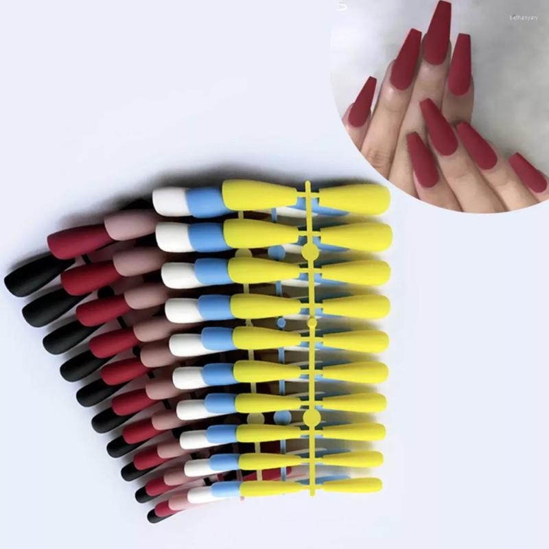 False Nails Solid Color Matte Super Long Coffin Nail Ballet Press On Tips For Art Artificial Fingernails Fake, Brown
False Nails Solid Color Matte Super Long Coffin Nail Ballet Press On Tips For Art Artificial Fingernails Fake, Brown