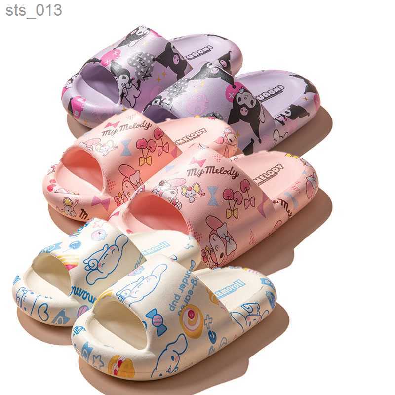 Kawaii Sanrioed My Melody Cinnamoroll Kuromi Cute Cartoon Non-Slip Wear-Resistant Slippers Summer New Parent-Child Sandals L230518
Kawaii Sanrioed My Melody Cinnamoroll Kuromi Cute Cartoon Non-Slip Wear-Resistant Slippers Summer New Parent-Child Sandals L230518