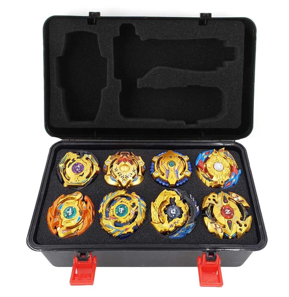 Latest Set Launchers Beyblade Toupie bursts Metal God Spinning Top Bey Blades Toy8631514
Latest Set Launchers Beyblade Toupie bursts Metal God Spinning Top Bey Blades Toy8631514