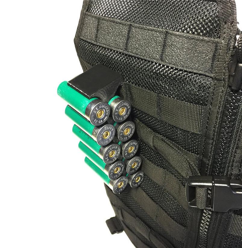 Tactical Molle Magazine Pouch 12GA Sgun Shell Ammo Carrier 10 Round with Clip 12 Gauge Shell Holder4379979, Black
Tactical Molle Magazine Pouch 12GA Sgun Shell Ammo Carrier 10 Round with Clip 12 Gauge Shell Holder4379979, Black