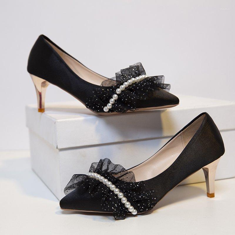 Dress Shoes Women Lace High Heels String Bead Wedding Sandals 2023 Autumn Party Pointed Toe Shallow Pumps Work, Champagne
Dress Shoes Women Lace High Heels String Bead Wedding Sandals 2023 Autumn Party Pointed Toe Shallow Pumps Work, Champagne