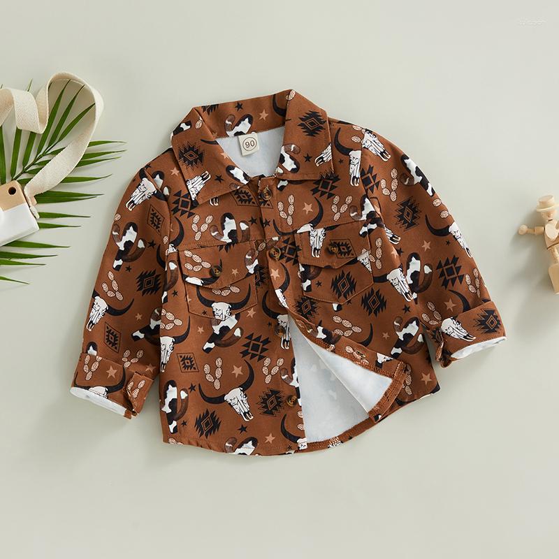 Jackets Kids Girls Boys Shirts Coats Fall Spring Casual Cattle Head Print Long Sleeve Turn-Down Collar Button-Down Outwear 1-6 Years
Jackets Kids Girls Boys Shirts Coats Fall Spring Casual Cattle Head Print Long Sleeve Turn-Down Collar Button-Down Outwear 1-6 Years