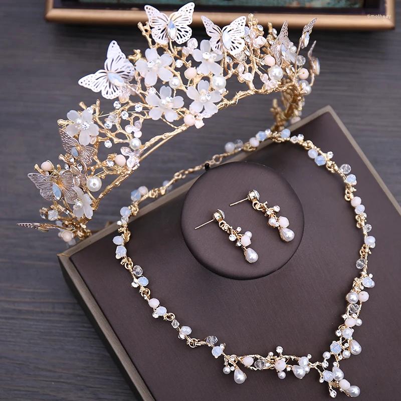 Necklace Earrings Set Bride Pink Ladies Butterfly Wedding Crown Gorgeous Birthday Headwear, Picture shown
Necklace Earrings Set Bride Pink Ladies Butterfly Wedding Crown Gorgeous Birthday Headwear, Picture shown