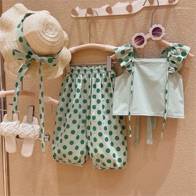 Clothing Sets Baby Girl ClothesToddler Clothes Summer Outfits Casual Polka Dots Tops Pants Hat Fashion S Suit Kids Clothes3pcs, Green
Clothing Sets Baby Girl ClothesToddler Clothes Summer Outfits Casual Polka Dots Tops Pants Hat Fashion S Suit Kids Clothes3pcs, Green