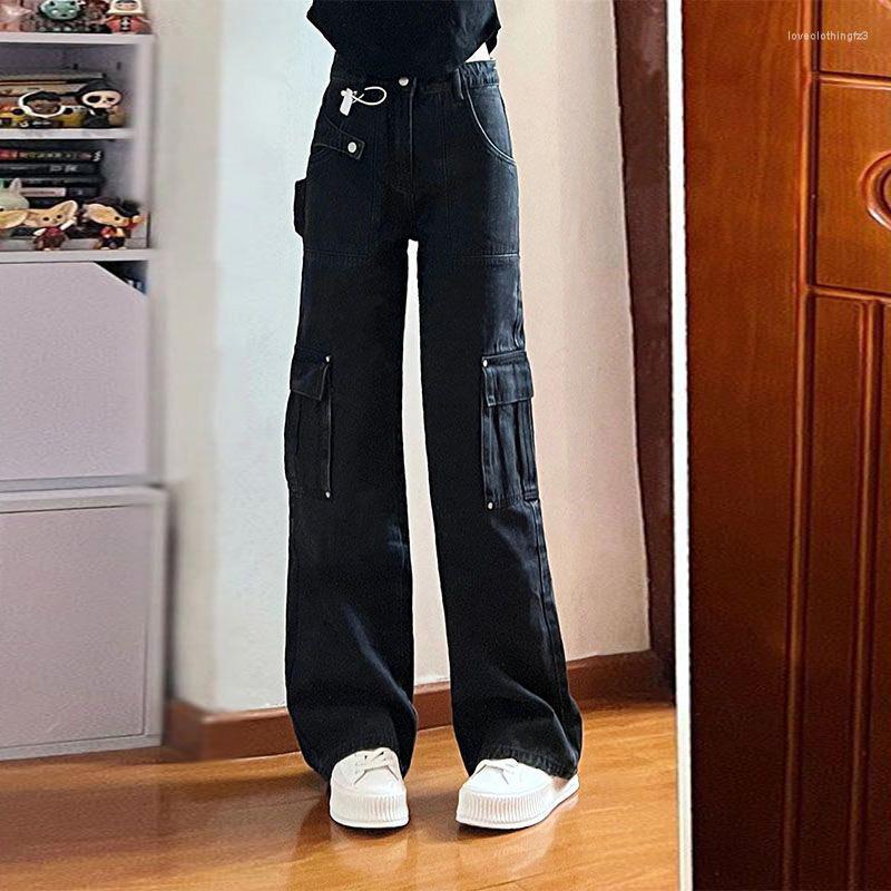 Women' Jeans Cargo Pants Women' American Black Grunge Y2k Clothes In Harajuku Fashion High Waisted Trousers Urban Jean Oversize
Women' Jeans Cargo Pants Women' American Black Grunge Y2k Clothes In Harajuku Fashion High Waisted Trousers Urban Jean Oversize