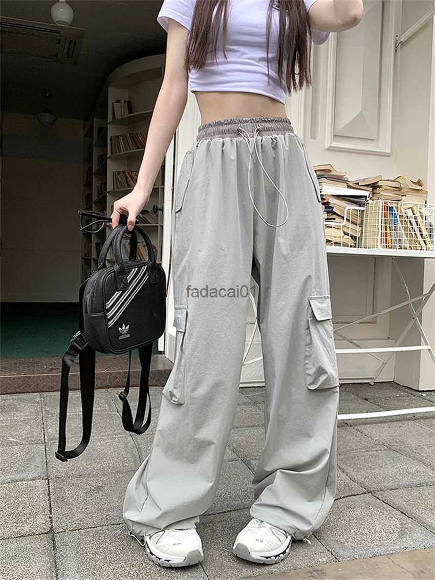 Alien Kitty SL Casual Trousers Women High Street Loose Summer Chic 2023 Dance Straight Wide Leg Pants New OL Mujer Minimalist L230621, Grey
Alien Kitty SL Casual Trousers Women High Street Loose Summer Chic 2023 Dance Straight Wide Leg Pants New OL Mujer Minimalist L230621, Grey