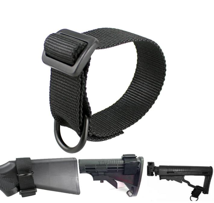 Tactical Butt stock Sling Loop Adapter Shoulder Strap for Sgun Rifle Mount5523556, Black 
Tactical Butt stock Sling Loop Adapter Shoulder Strap for Sgun Rifle Mount5523556, Black