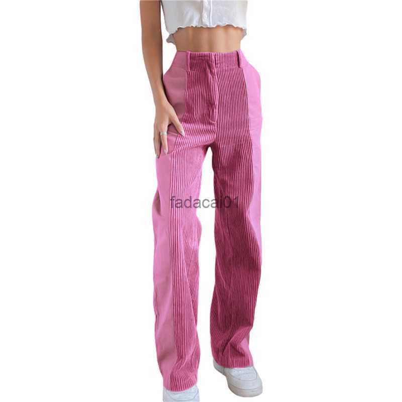 Trousers Womens Korean Straight Trousers Corduroy Contrast Color Patchwork Highwaist Casual Pants Streetwear L230621, Green
Trousers Womens Korean Straight Trousers Corduroy Contrast Color Patchwork Highwaist Casual Pants Streetwear L230621, Green