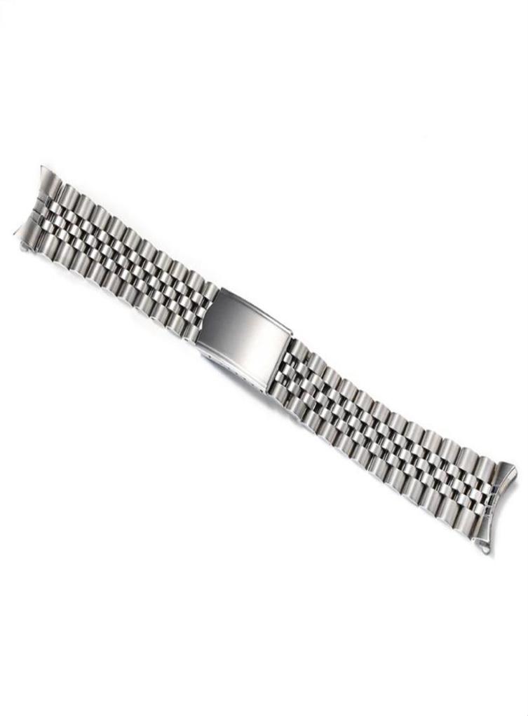 Watch Bands 18mm 19mm 20mm Solid Stainless Steel Curved End Jubilee Strap Band Fit For294T7041510
Watch Bands 18mm 19mm 20mm Solid Stainless Steel Curved End Jubilee Strap Band Fit For294T7041510