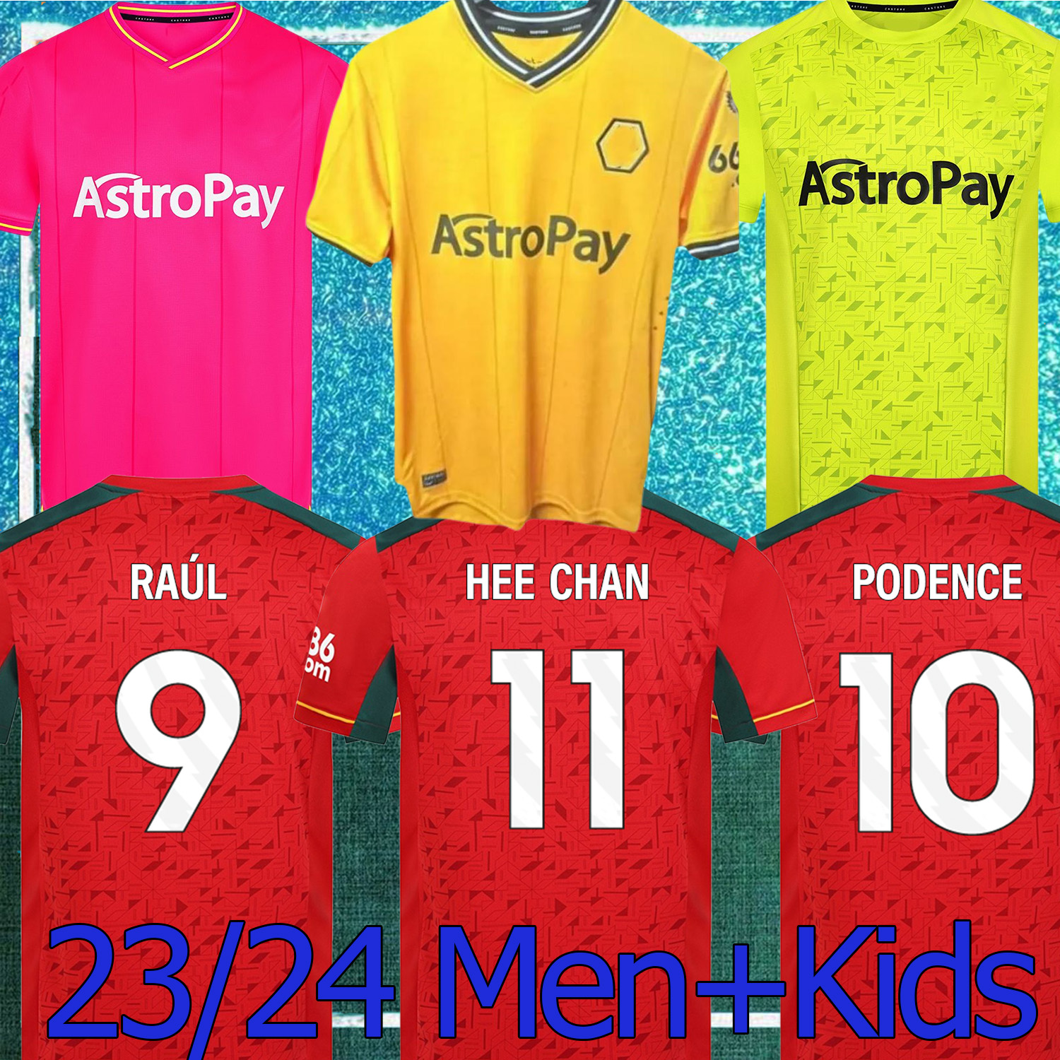 Wolves 23 24 away Soccer Jerseys RAUL ADAMA NETO NEVES TRINCAO Wanderers J OTTO PODENCE GIBBS HEE CHAN Wolverhampton 2023 2024 Football Shirts Men Kids Kit uniforms, 23 24 gk patch
Wolves 23 24 away Soccer Jerseys RAUL ADAMA NETO NEVES TRINCAO Wanderers J OTTO PODENCE GIBBS HEE CHAN Wolverhampton 2023 2024 Football Shirts Men Kids Kit uniforms, 23 24 gk patch