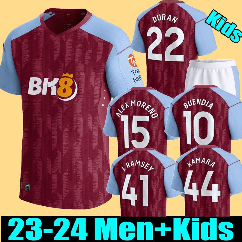 KAMARA 23 24 Home Aston villaES Soccer Jerseys 2023 2024 WATKINS BUENDIA McGINN EL GHAZI DOUGLAS LUIZ MINGS KONSA CASH men kids kit football Shirts, 3rd player version
KAMARA 23 24 Home Aston villaES Soccer Jerseys 2023 2024 WATKINS BUENDIA McGINN EL GHAZI DOUGLAS LUIZ MINGS KONSA CASH men kids kit football Shirts, 3rd player version
