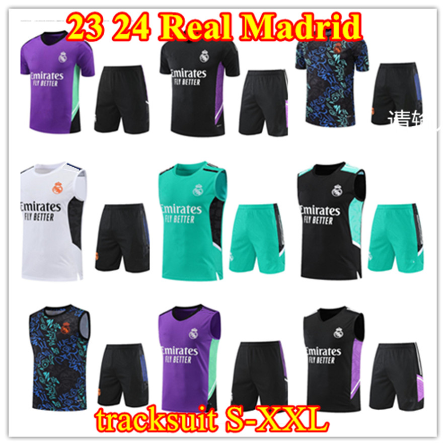 22 23 Real MadridS men Tracksuits sleeveless vest suit 23/24 New style Madrids BENZEMA football training suit chandal futbol surveyement joggingt Sweatshirt, 01
22 23 Real MadridS men Tracksuits sleeveless vest suit 23/24 New style Madrids BENZEMA football training suit chandal futbol surveyement joggingt Sweatshirt, 01