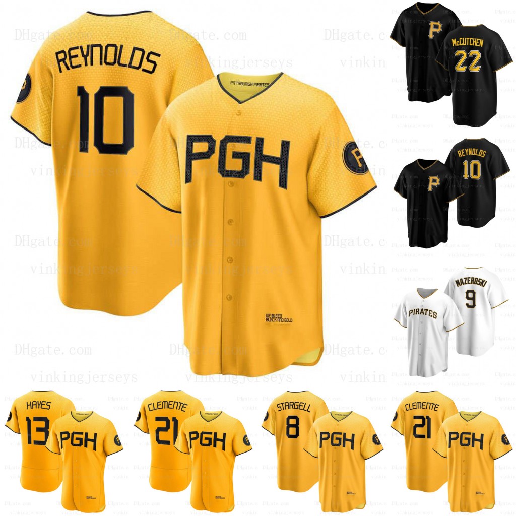 Pittsburgh 2023 City Connect Pirates Jerseys Henry Davis McCutchen Bryan Reynolds David Bednar Rodolfo Castro Carlos Santana Austin Hedges Dauri Moreta Suwinski, White
Pittsburgh 2023 City Connect Pirates Jerseys Henry Davis McCutchen Bryan Reynolds David Bednar Rodolfo Castro Carlos Santana Austin Hedges Dauri Moreta Suwinski, White