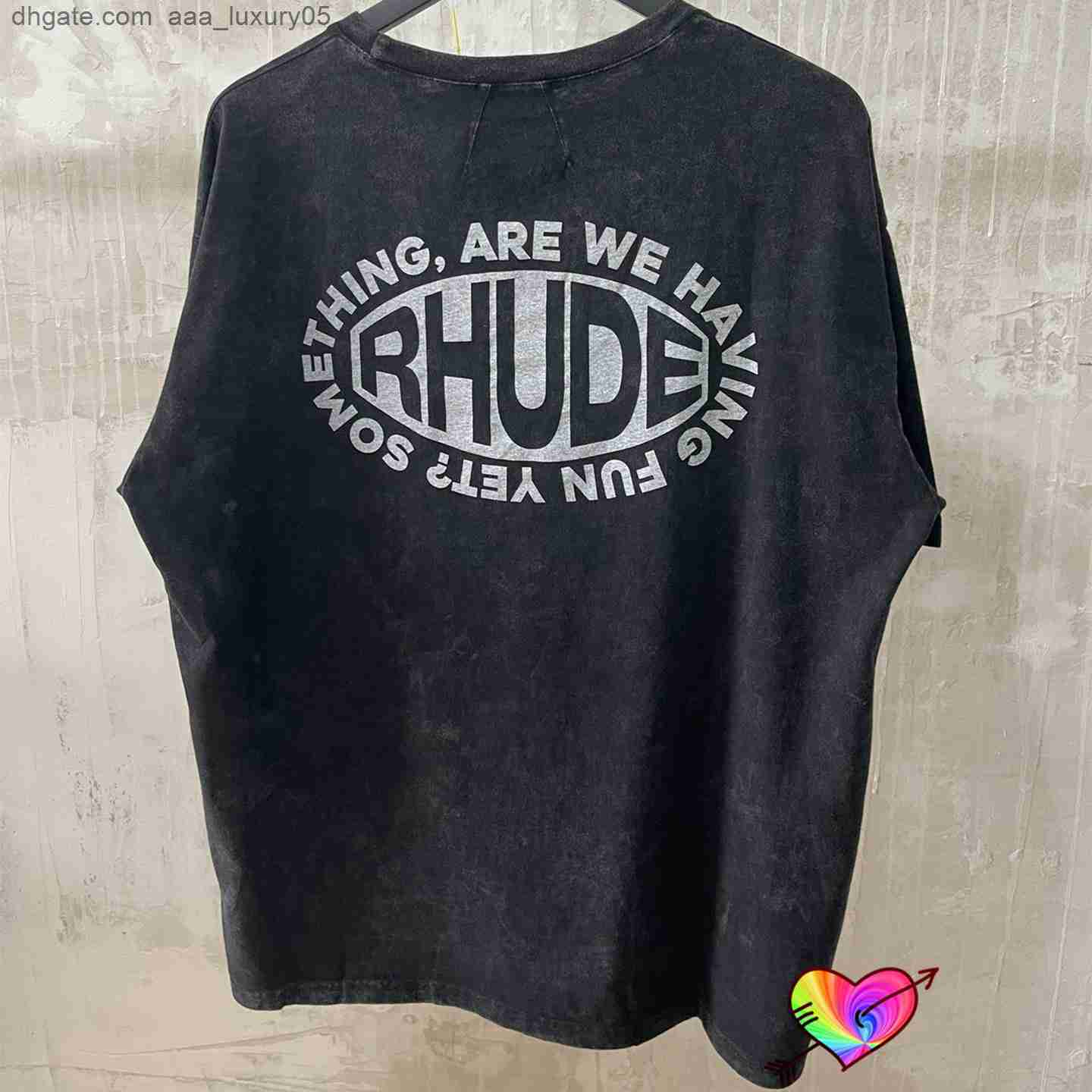 T-shirt Men Women High Quality Vintage Rhude Tee Slightly Oversized 1 1 Tops Something New Short Sleeve, R88
T-shirt Men Women High Quality Vintage Rhude Tee Slightly Oversized 1 1 Tops Something New Short Sleeve, R88