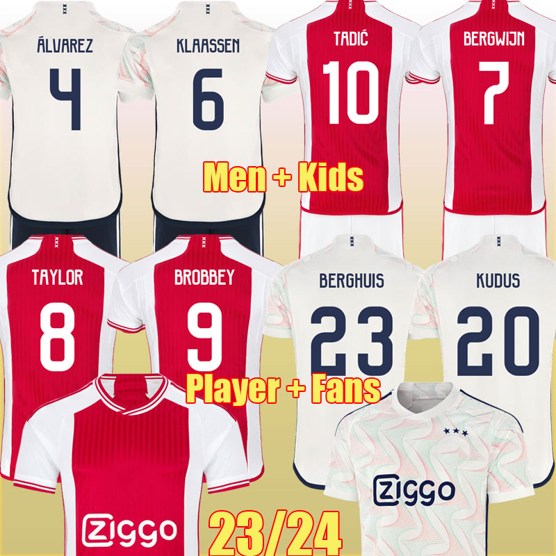 2XL 3XL 4XL TADIC 23 24 Soccer Jerseys BASSEY BERGHUIS Kit KLAASSEN BERGWIJN CRUYFF 2023 2024 Home AJAXS football shirts men kids uniforms BROBBEY kits XXXL XXXXL 999, Away kids
2XL 3XL 4XL TADIC 23 24 Soccer Jerseys BASSEY BERGHUIS Kit KLAASSEN BERGWIJN CRUYFF 2023 2024 Home AJAXS football shirts men kids uniforms BROBBEY kits XXXL XXXXL 999, Away kids