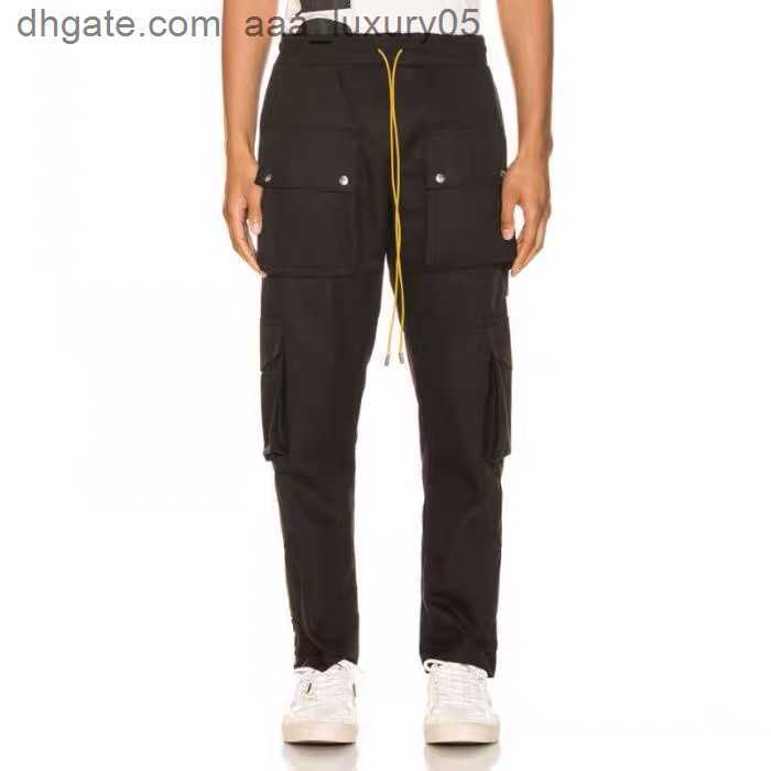Designer Clothing Casual Pant Dark Wind Rhude High Street Multi Pocket Overalls Breasted Pants Asap Rocky Streetwear Jogger Trousers Sweatpants For sale, Black
Designer Clothing Casual Pant Dark Wind Rhude High Street Multi Pocket Overalls Breasted Pants Asap Rocky Streetwear Jogger Trousers Sweatpants For sale, Black