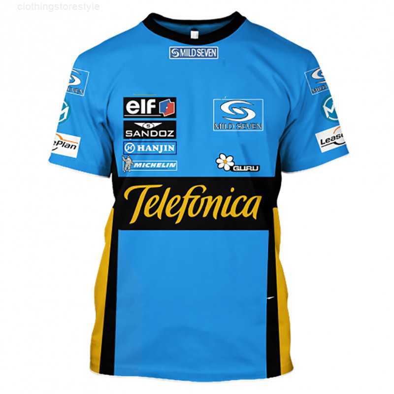 Men's T-shirts Summer F1 Formula 1 Retro Racing Outdoor Leisure Sports Short Sleeve O-neck Large T-shirt Men Women, Picture color
Men's T-shirts Summer F1 Formula 1 Retro Racing Outdoor Leisure Sports Short Sleeve O-neck Large T-shirt Men Women, Picture color