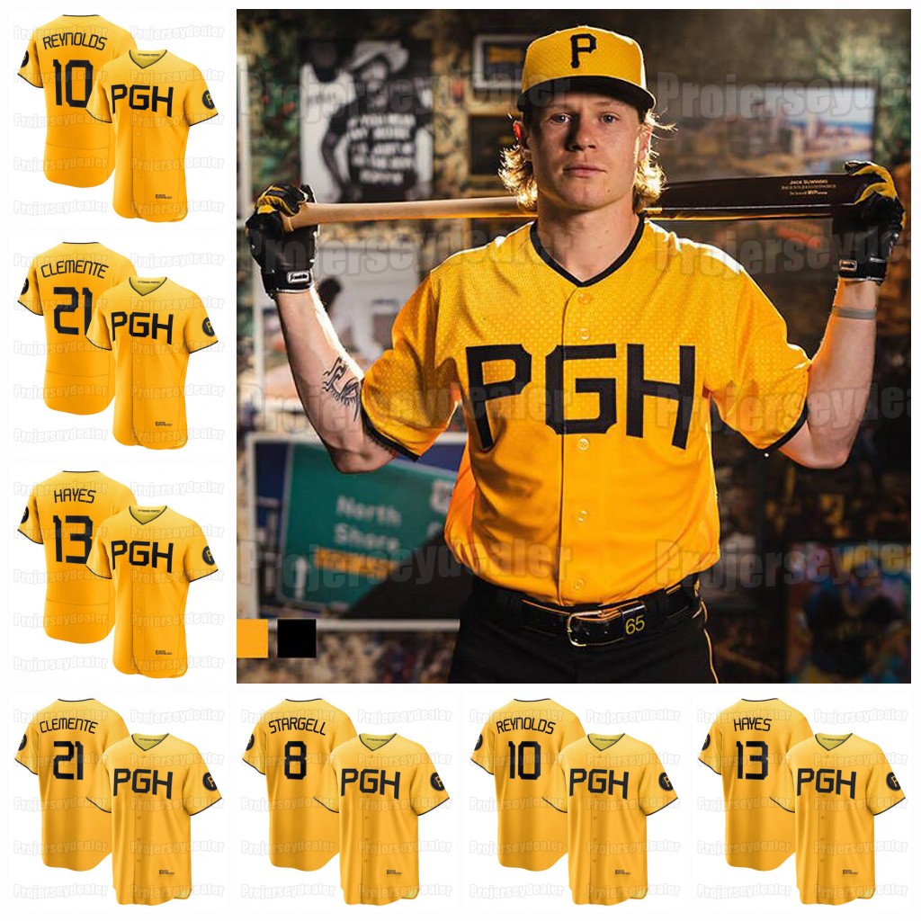 Pirates 22 McCutchen 2023 City Connect Jersey Bryan Reynolds Oneil Cruz Ji Hwan Bae Ke'Bryan Hayes Carlos Santana Roberto Clemente Pittsburgh, Black 1 cool base mens s-3xl
Pirates 22 McCutchen 2023 City Connect Jersey Bryan Reynolds Oneil Cruz Ji Hwan Bae Ke'Bryan Hayes Carlos Santana Roberto Clemente Pittsburgh, Black 1 cool base mens s-3xl