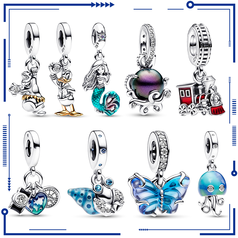 925 Sterling Silver Dangle Charm Beads Fits Pandora Original Charms Bracelet Women DIY Jewelry Luxury Pendant Bead Gift 2023
925 Sterling Silver Dangle Charm Beads Fits Pandora Original Charms Bracelet Women DIY Jewelry Luxury Pendant Bead Gift 2023