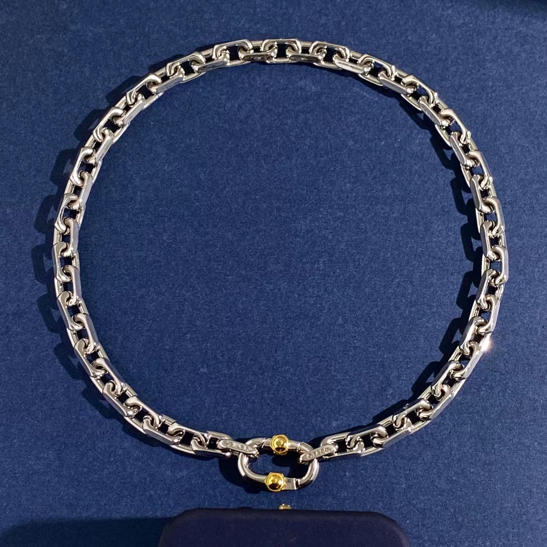 TlFFANY necklaces Men Ladies Couple Necklace Length Customized 18K gold plated jewelry for woman necklace designer for man 5A Free counter box
TlFFANY necklaces Men Ladies Couple Necklace Length Customized 18K gold plated jewelry for woman necklace designer for man 5A Free counter box