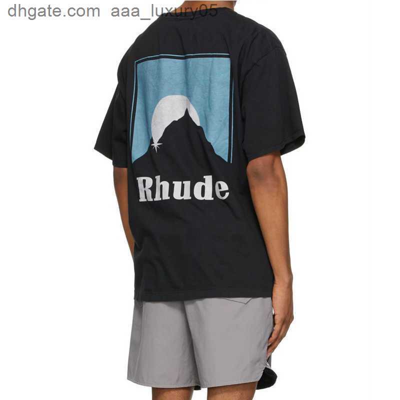 Designer Fashion Clothing Tees Hip hop TShirts American High Street Trend Brand Rhude Classic Snow Mountain Sunset Print Summer Casual men women Os T-shirt, Dark blue
Designer Fashion Clothing Tees Hip hop TShirts American High Street Trend Brand Rhude Classic Snow Mountain Sunset Print Summer Casual men women Os T-shirt, Dark blue