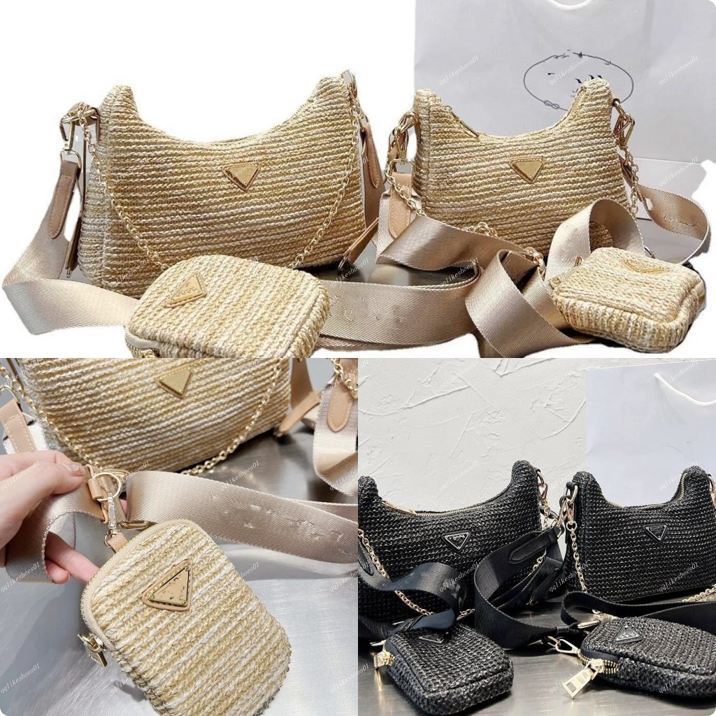Designer Re-Edition 2005 raffia Women Shoulder Bag Leather Handbags Purses Luxury Cross Body Bags Handbag Purse tote bags HOBO, Customize
Designer Re-Edition 2005 raffia Women Shoulder Bag Leather Handbags Purses Luxury Cross Body Bags Handbag Purse tote bags HOBO, Customize
