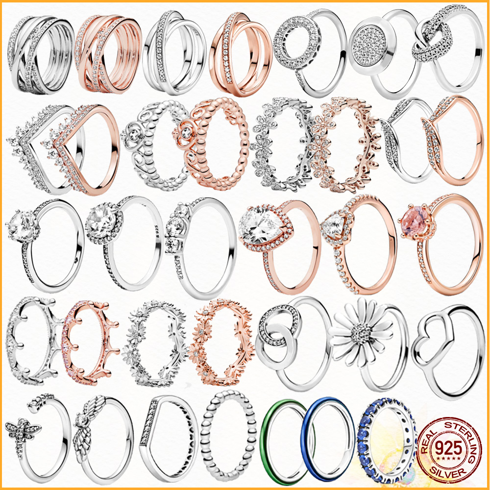 925 Sterling Silver New Fashion Women's Ring New Sparkling Herbarium Cluster Ring Suitable for Original Pandora, A Special Gift for Women
925 Sterling Silver New Fashion Women's Ring New Sparkling Herbarium Cluster Ring Suitable for Original Pandora, A Special Gift for Women