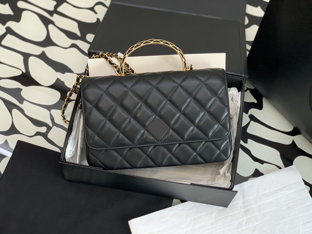 2023 New Bag Women's Small Fragrant Leather Chain Cross Shoulder Handheld Fashion Versatile Small Women's Bag, Black
2023 New Bag Women's Small Fragrant Leather Chain Cross Shoulder Handheld Fashion Versatile Small Women's Bag, Black