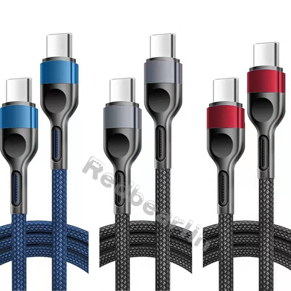 Fast Quick Charging Fabric Alloy 1M 2M 3M C to C USB-C To Type c Cable Cord Line For Samsung S10 S20 S22 S23 Htc lg Android phone (C/L) (C/C), Mix color by buyer
Fast Quick Charging Fabric Alloy 1M 2M 3M C to C USB-C To Type c Cable Cord Line For Samsung S10 S20 S22 S23 Htc lg Android phone (C/L) (C/C), Mix color by buyer